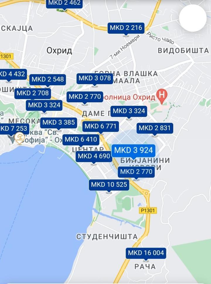 Apartment Biljana أوهغيد المظهر الخارجي الصورة